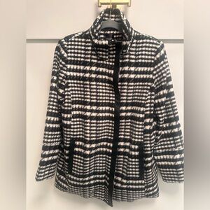 Rafaella Women’s Black/White Houndstooth Petty Coat Size Small
